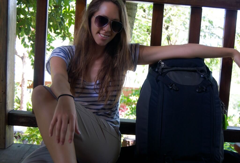 Kristin Addis backpacker