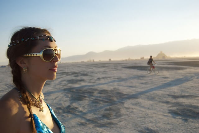 Kristin Addis at burning man