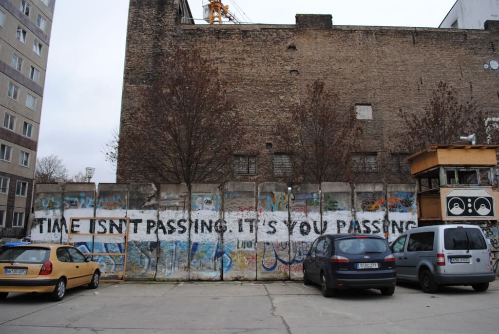 time isn't passing it's you passing
