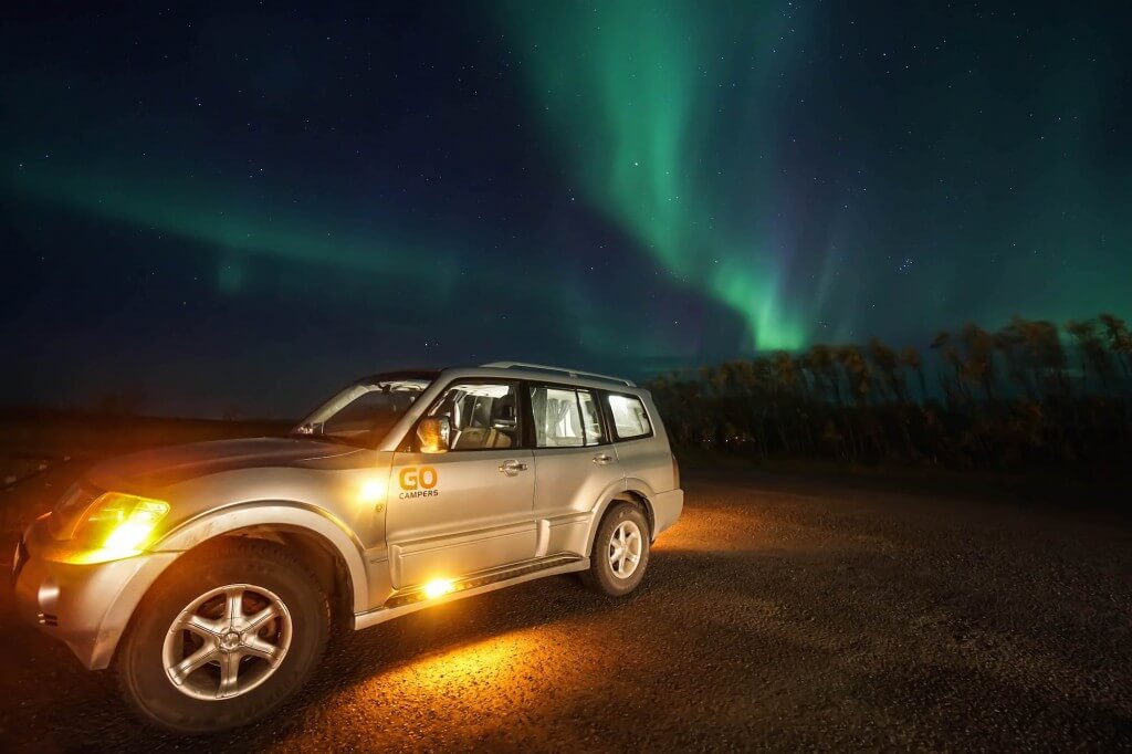 4x4 camper iceland during a road trip