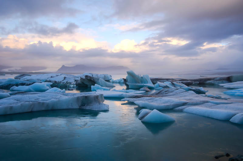 The Jökulsárlón Glacier Lagoon