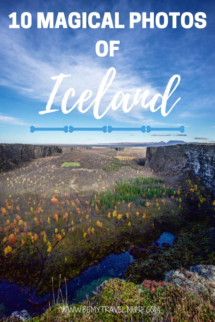 10 magical photos that will make you want to visit Iceland now! See the northern lights, the world's only glacier lagoon, enchanting waterfalls, and of course, the Blue Lagoon | Iceland travel tips | Iceland photography | Be My Travel Muse #Iceland