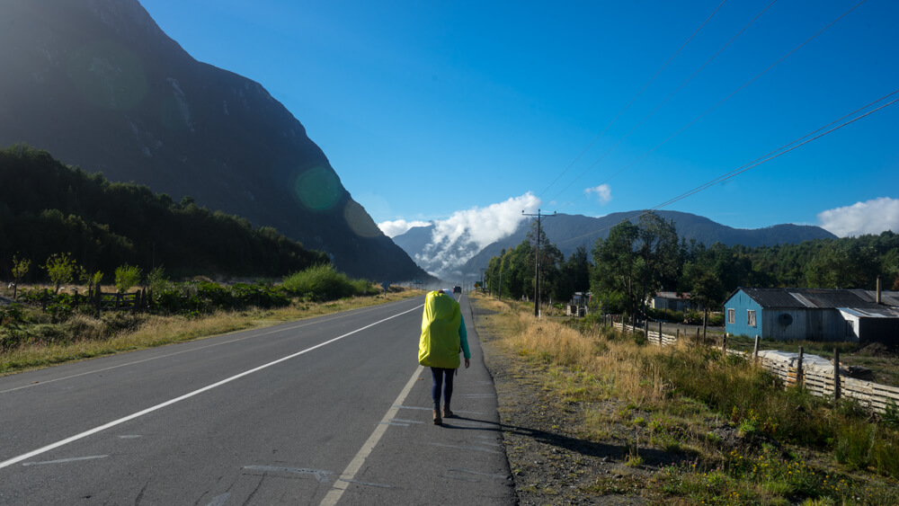 patagonia hitchhiking