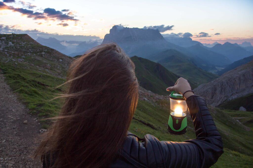 hiking in the dolomites