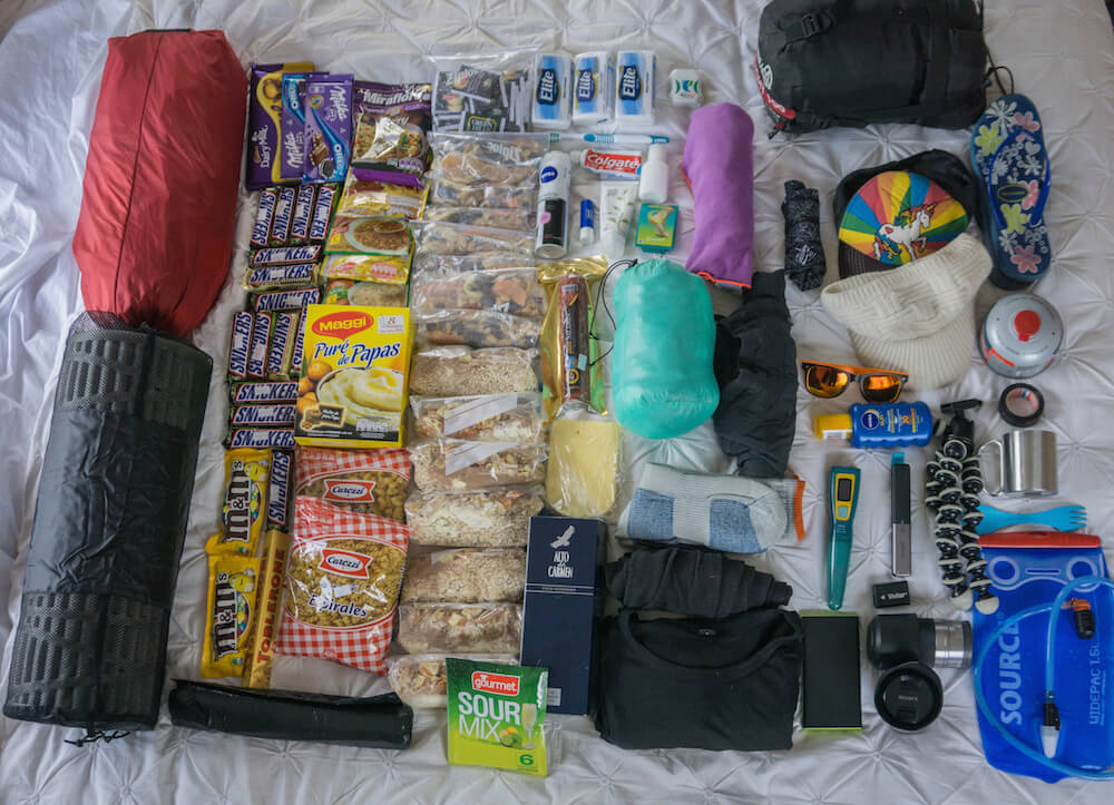 patagonia packing list