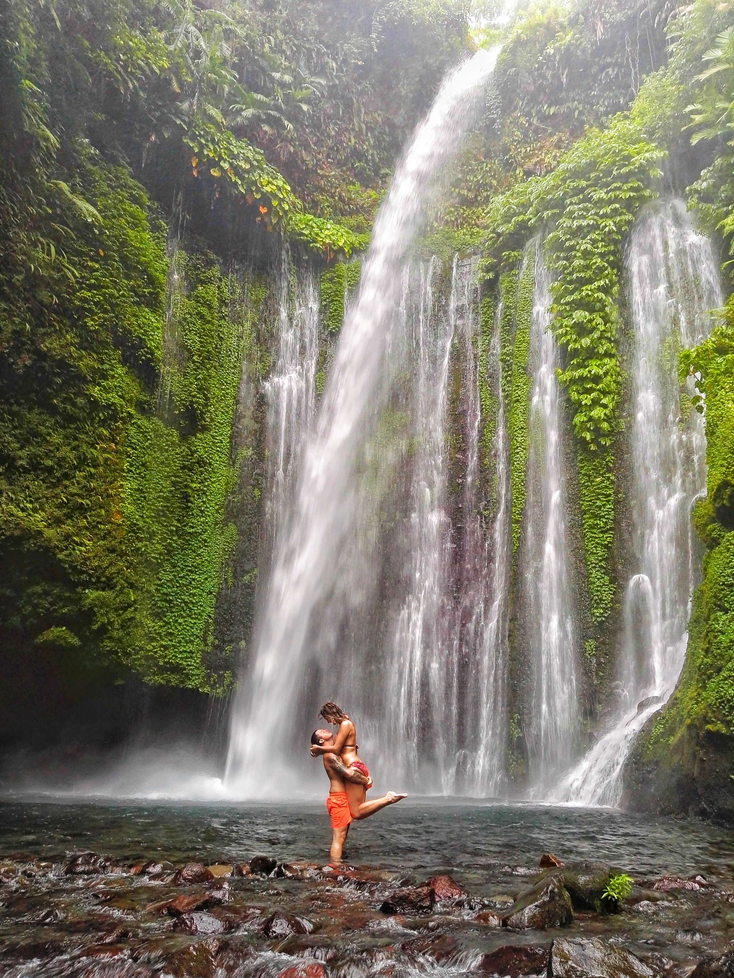 How to Find the Lombok waterfall