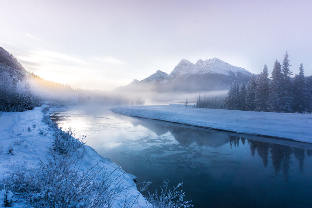 Photos of Alberta in the winter