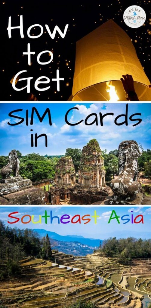 Are you traveling with an unlocked phone and wondering how to Get SIM Cards in Southeast Asia? This guide explains each country and how to find and use them