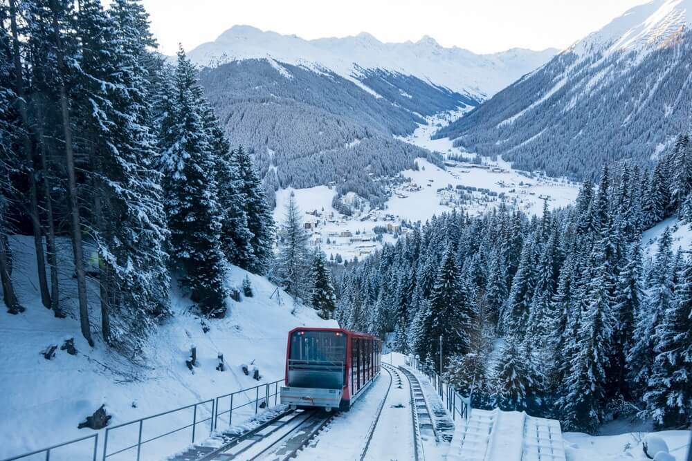 davos switzerland skiing