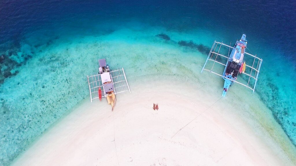 Island hopping in the philippines