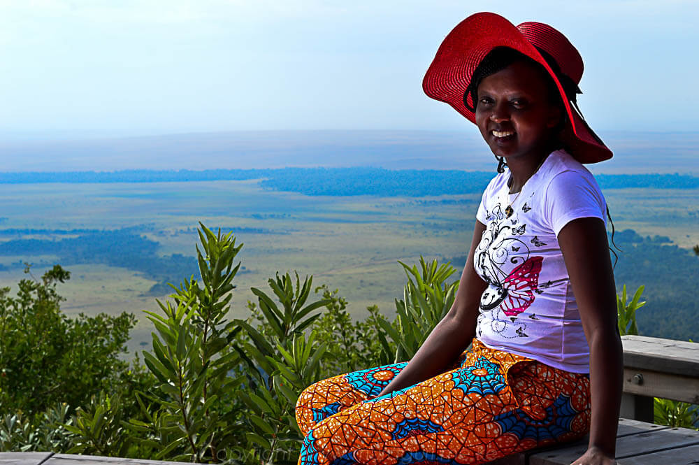 african solo female traveler