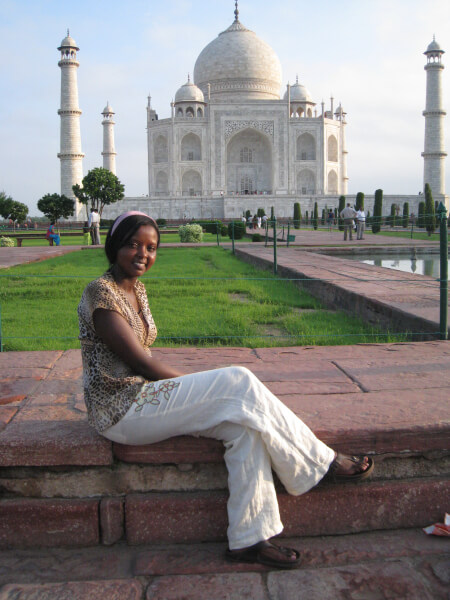 african solo female traveler