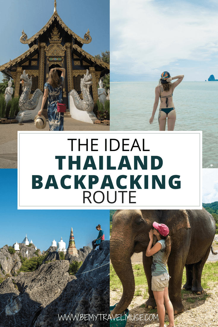 This is the ideal Thailand backpacking route that includes nature, city, beaches and mountains for your itinerary. Check out the best places to go, from Northern Thailand, Central Thailand, to Southern Thailand, The Thailand best Thailand beaches according to your travel style, and so much more #Thailand #BackpackingThailand