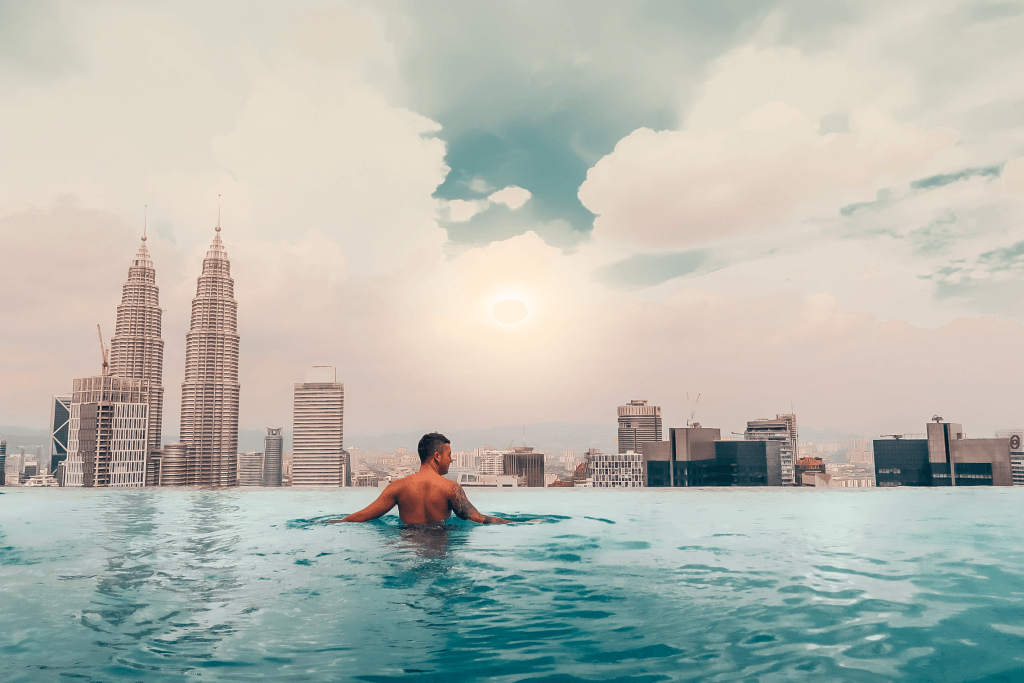 KL Infinity Pool Petronas Towers