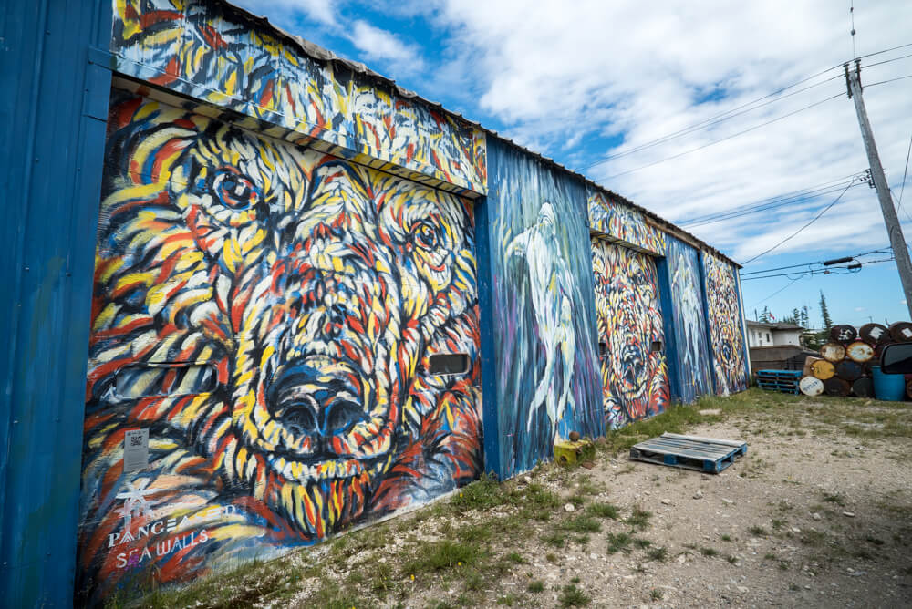 seawalls murals churchill