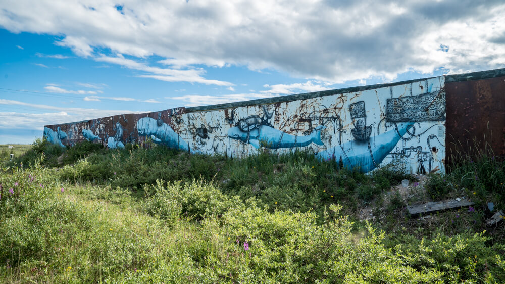 seawalls murals churchill