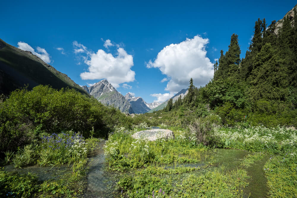 kyrgyzstan mountains trekking