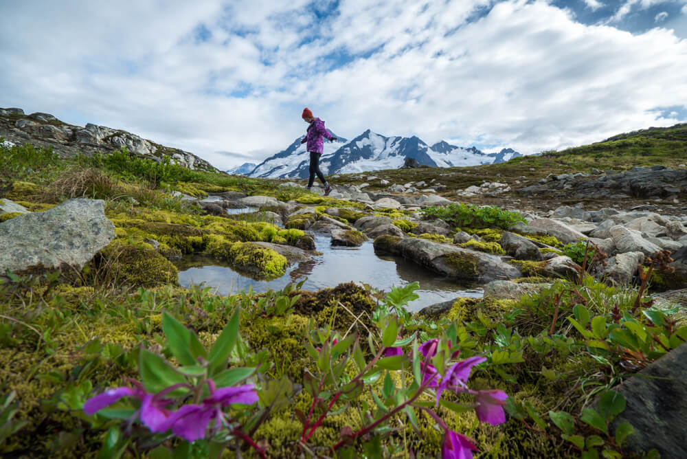 hiking in alaska