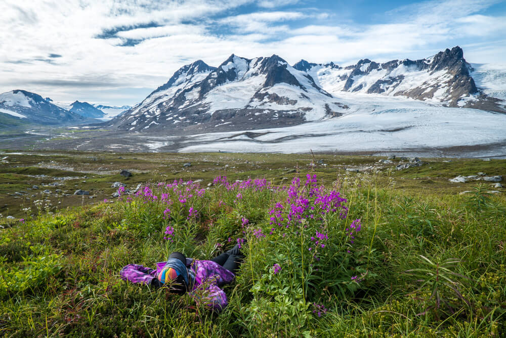 hiking in alaska