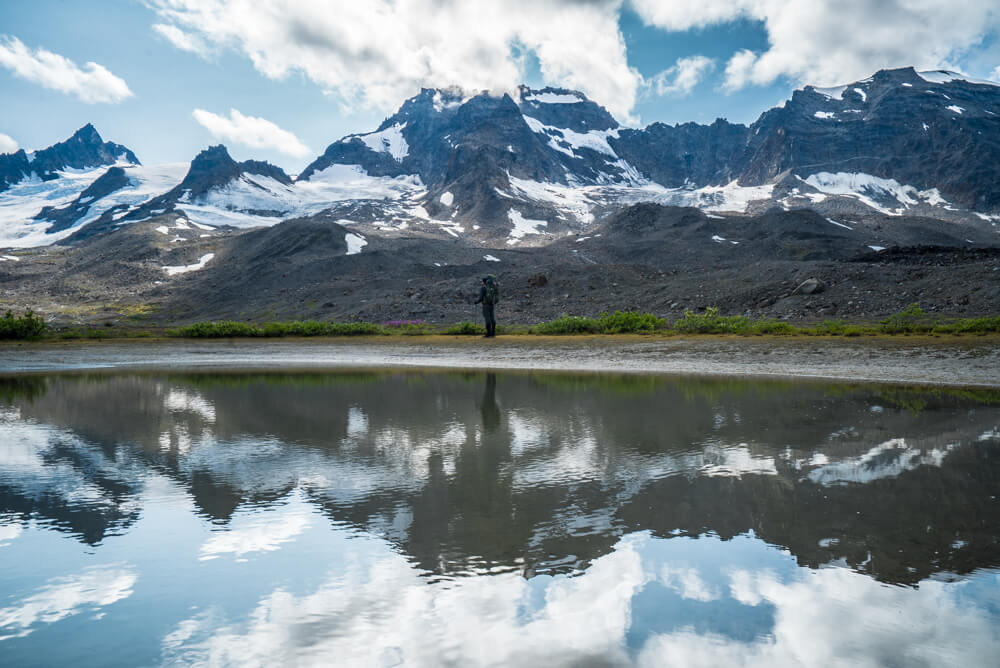 hiking in alaska