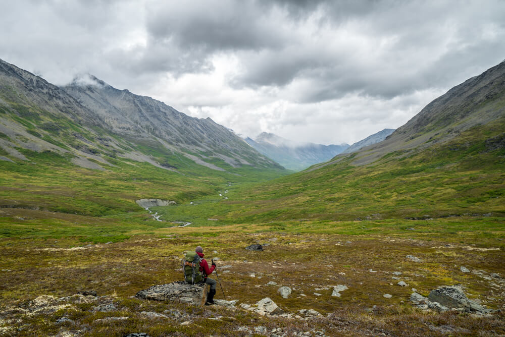 hiking in alaska