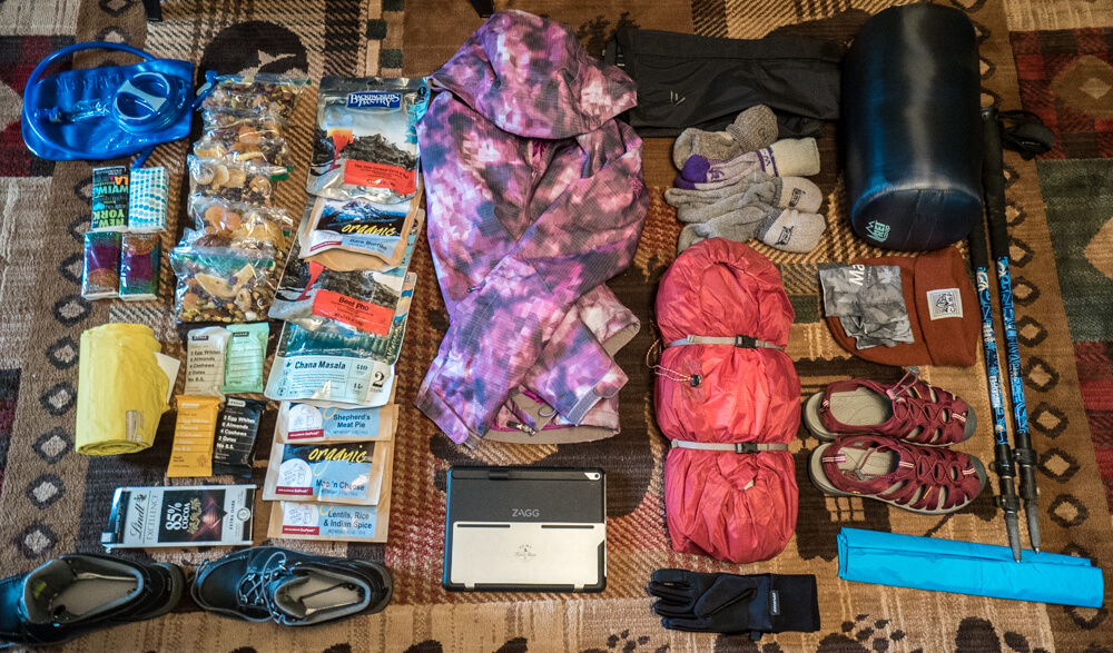 backpacking Alaska packing list