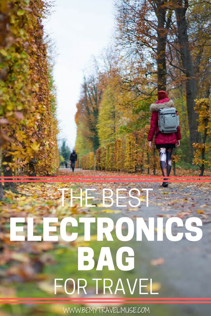 The best electronics bag for travel | Pacsafe electronics bag | Best bag for electronics gadget | Travel electronics bag | Digital nomad lifestyle | Be My Travel Muse #DigitalNomad #TravelElectronicsBag #Pacsafe