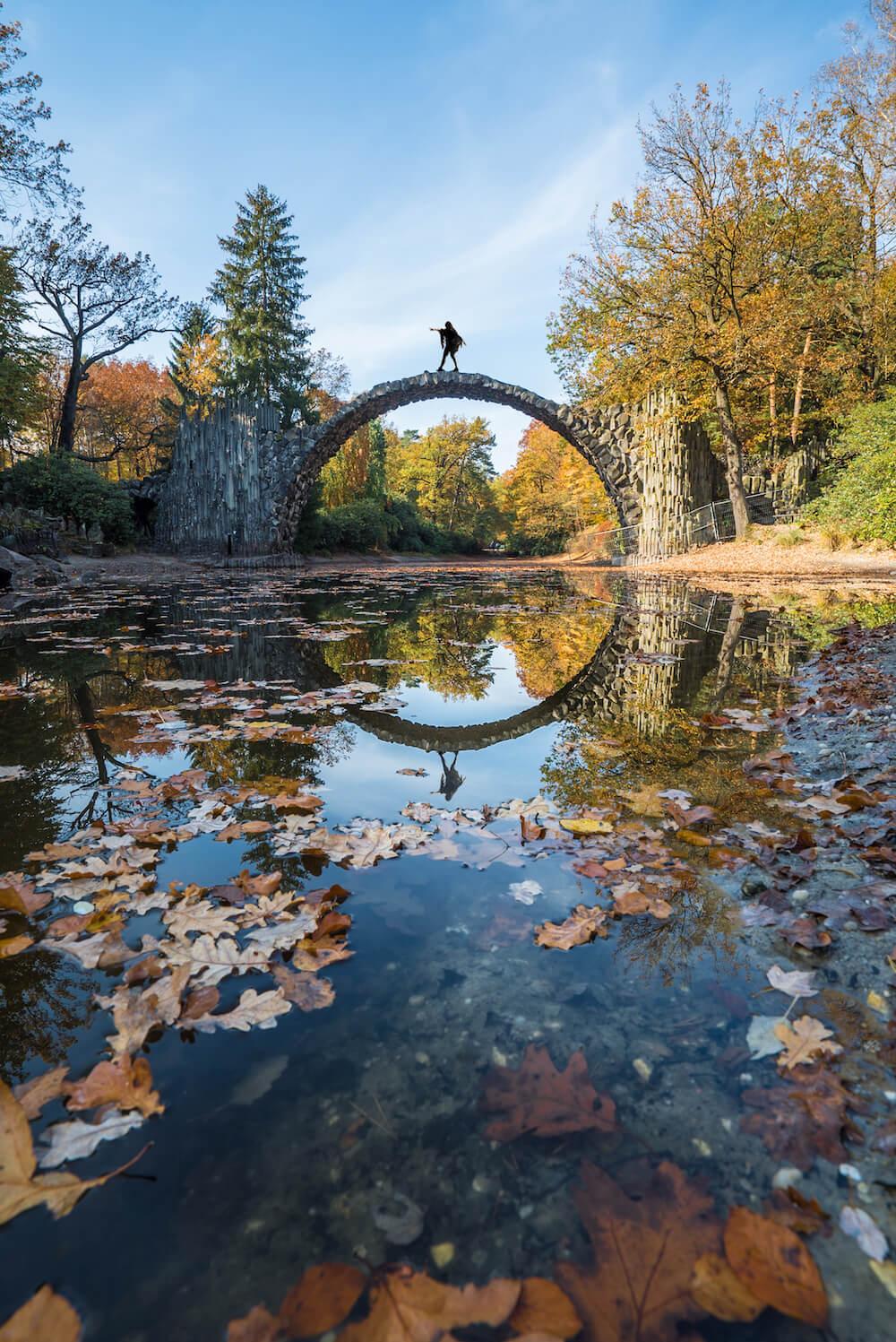 autumn in germany Rakotzbrücke