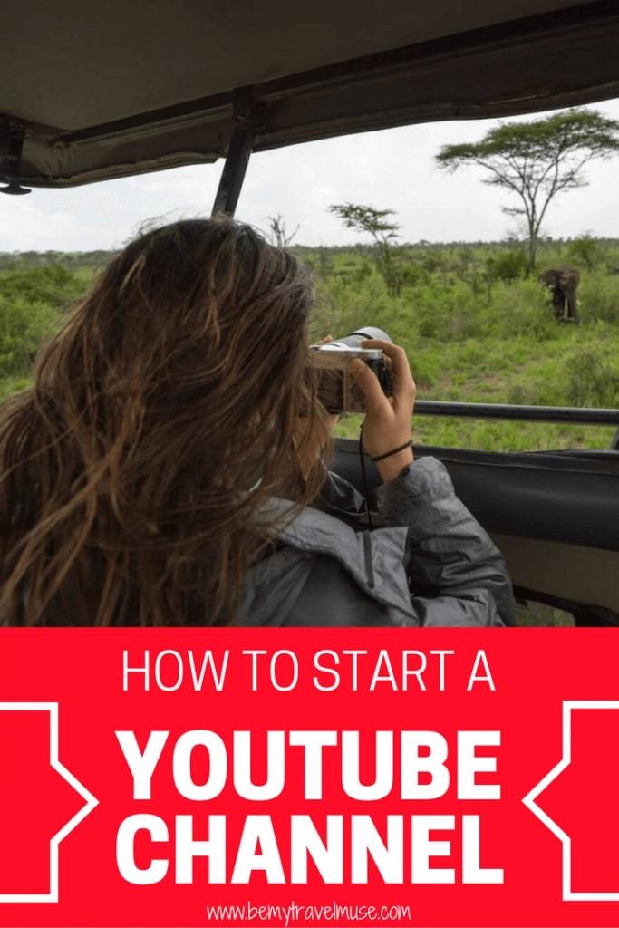 Here are my tips on how to start a YouTube channel as a travel blogger | YouTube Channel ideas | Social media tips | make money with YouTube channel | Starting a YouTube channel | Create YouTube channel | Be My Travel Muse #YouTube