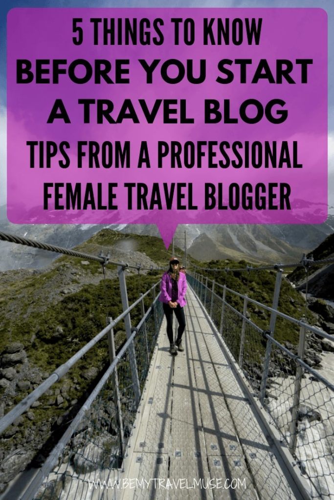 if you would like to start a travel blog this year, here are 5 important things you must know before starting out, according to a professional female travel blogger! Click to read now to get ahead of your competition from the very beginning #travelbloggingtips #travelblogs