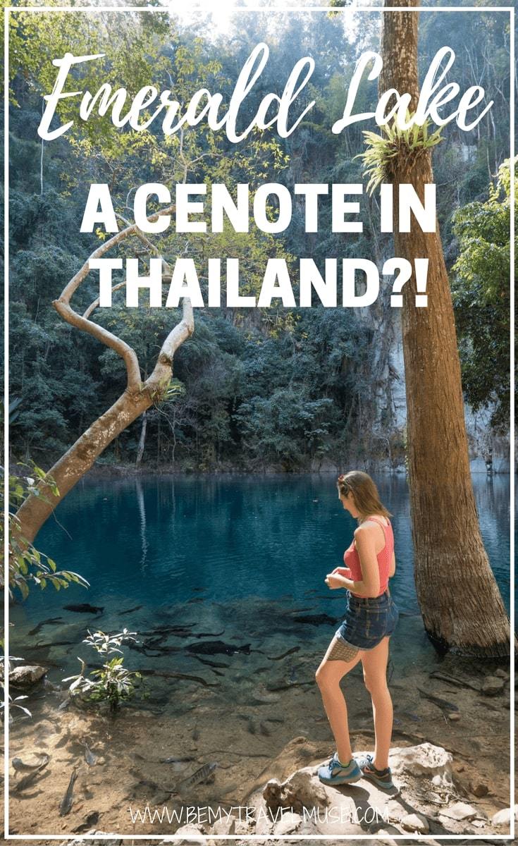 Looking for a place that is truly off the beaten path in Northern Thailand? Here is a cenote that is little known to tourists. One of the most amazing places in Thailand I've personally been to, this is a secret gem I almost did not want to share! Be My Travel Muse | Thailand road trip | Lampang things to do | Amazing places in Thailand