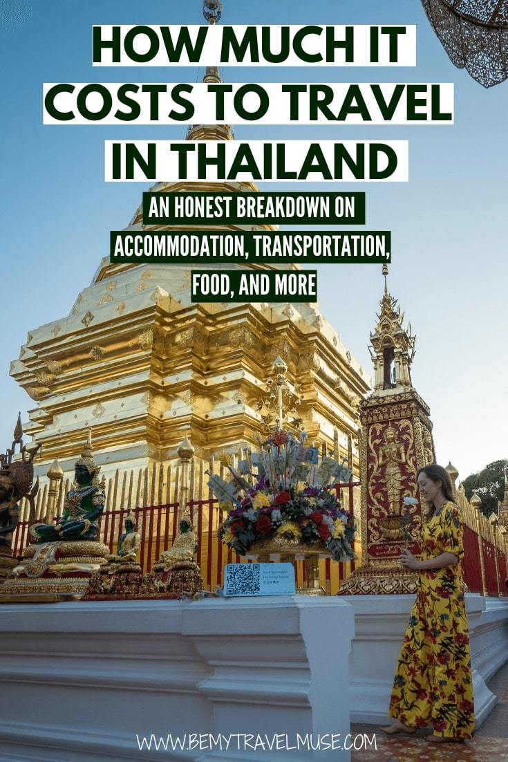 how much it really costs to travel in Thailand? I have spent 5 months traveling in Thailand, and here's an honest breakdown on accommodation, food and other expenses to help you plan your trip to Thailand #Thailand #ThailandTravelTips