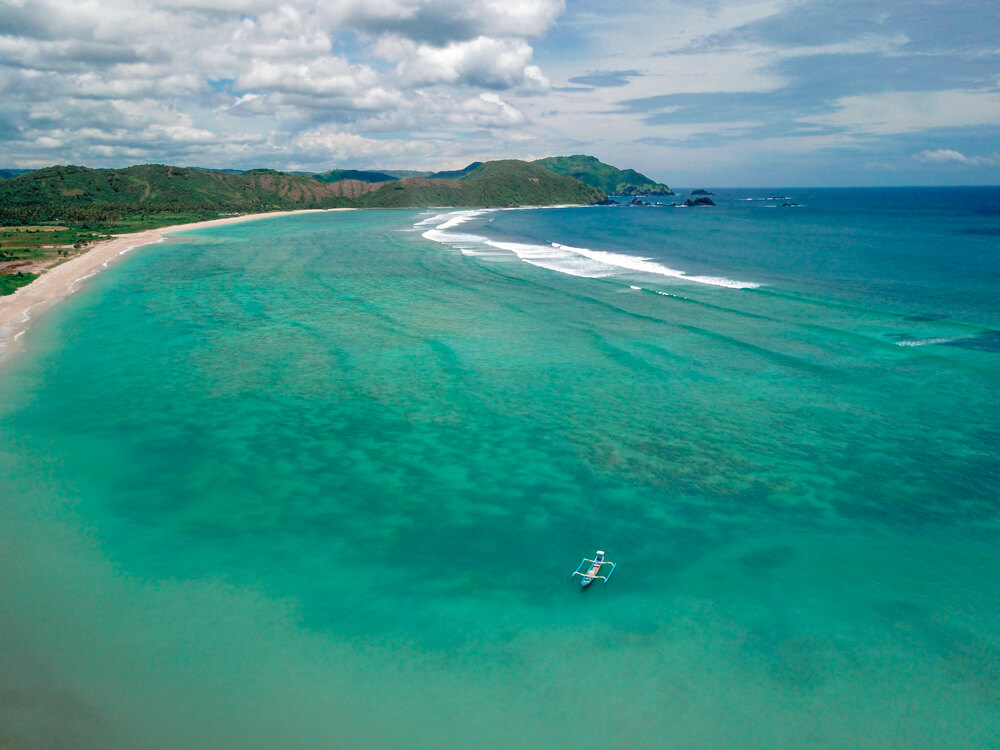 Lancing beach lombok Indonesia