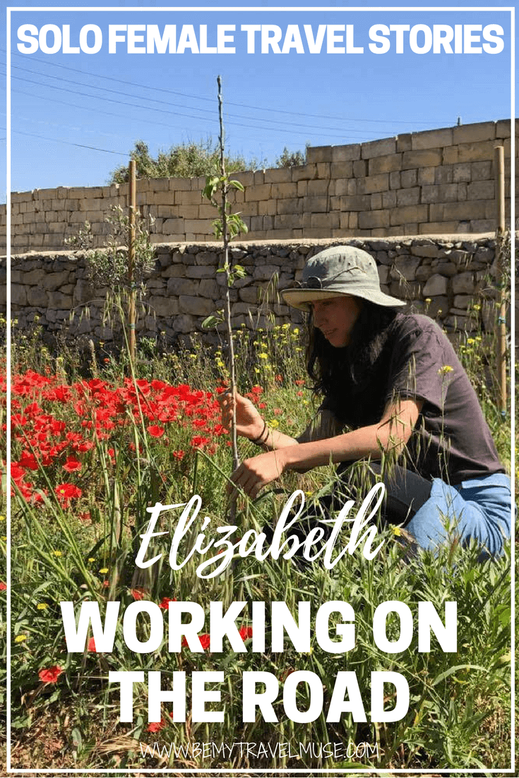 Read the story of Elizabeth, a solo female traveler who works and volunteer on the road to sustain her nomadic lifestyle. In this interview, she tells us her experience, favorite memories and the reality of working on the road.