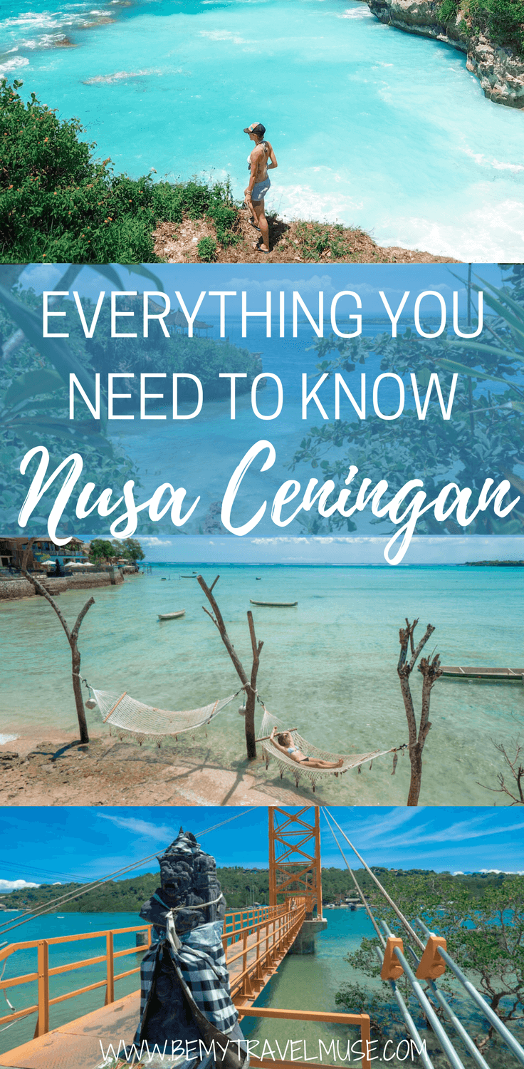 Here is everything you need to know about traveling in Nusa Ceningan, Indonesia! Ceningan is definitely my favorite out of the 3 Nusa Islands, read this post to find out why | Be My Travel Muse | Indonesia Island guide | Nusa islands travel tips