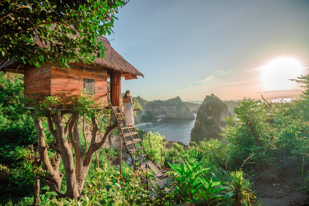 Nusa penida, treehouse, rumah pohon