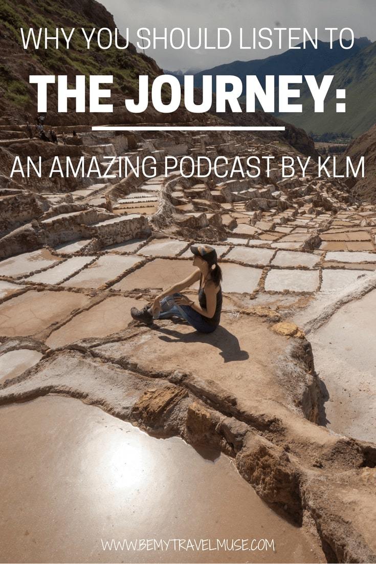 Need something to fuel your wanderlust? I recently listened to The Journey, a travel podcast by KLM, and LOVE their selection! Click to find out why | Be My Travel Muse | Podcasts for women | motivational podcasts
