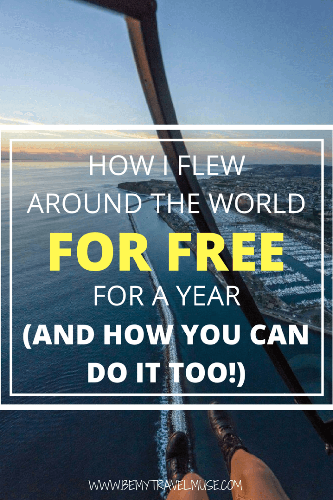 I flew around the world for free for a year using travel hacking. Here are the 5 simple steps I took to travel for free, read to find out how you can do the same! #TravelHacks #FlyForFree