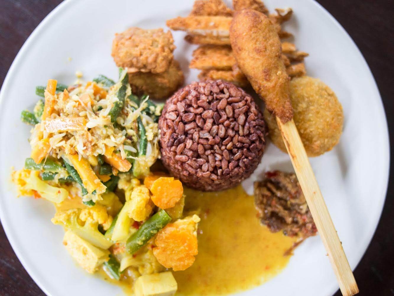 vegan food bali