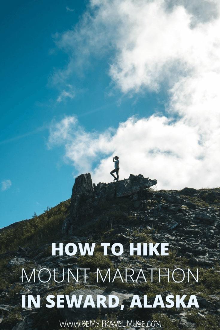 Here's a comprehensive guide to hiking Mount Marathon in Seward, Alaska. Tips on choosing your hiking route, difficulty breakdown, what to expect, and so much more included #MountMarathon #Seward #Alaska