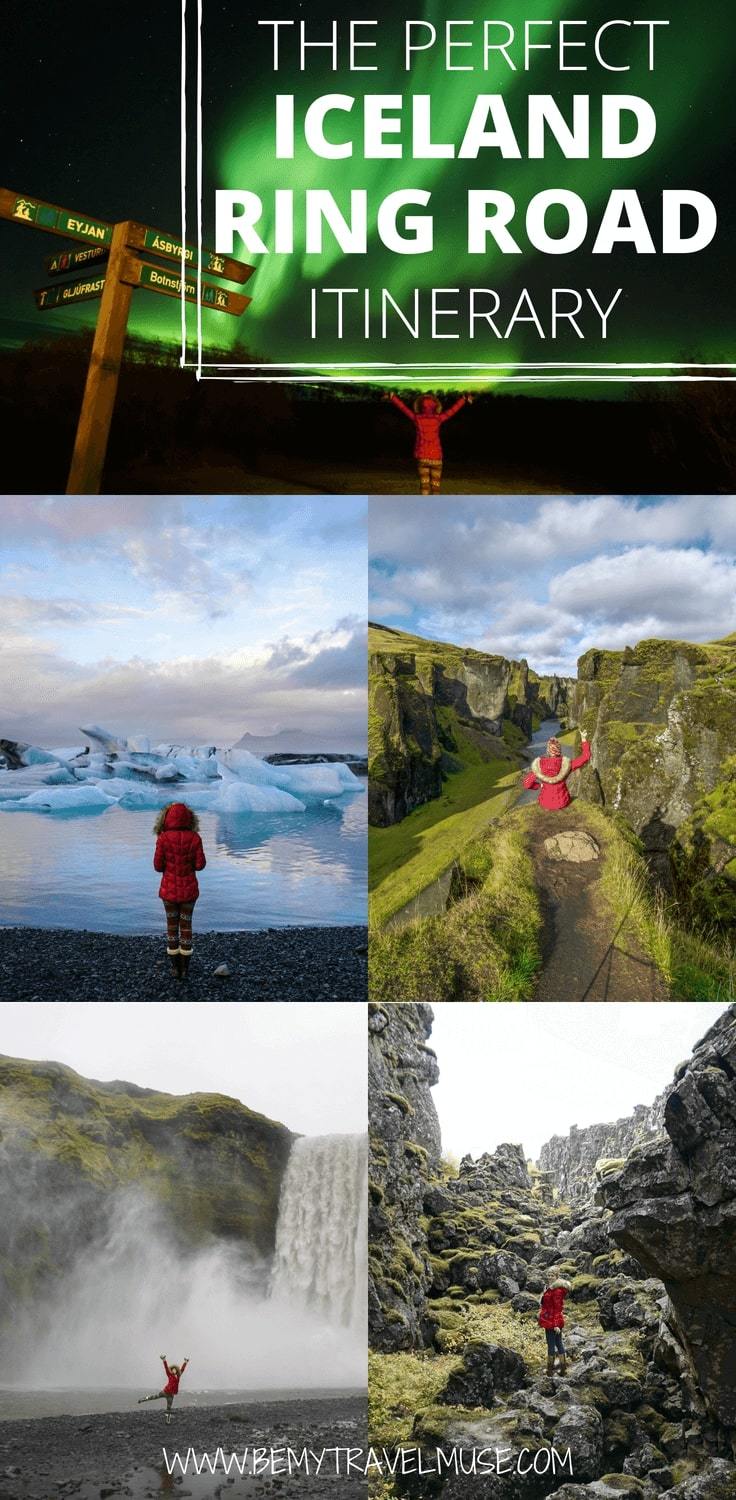 Planning a road trip along the beautiful Ring Road in Iceland? Here is a complete itinerary with the best stops, best watefalls, and tips on how to see and photograph the northern lights. Download the free PDF file to help you complete your Iceland bucket list!