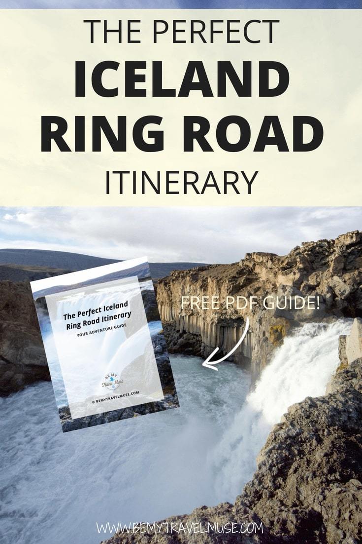 Get this FREE PDF guide to plan your 7 days Iceland Ring Road road trip now. Tips on vehicle selection, bucket list worthy stops along the way, camping spots, the most incredible waterfalls, where to see the northern lights included. #Iceland #RingRoad #RoadTrip