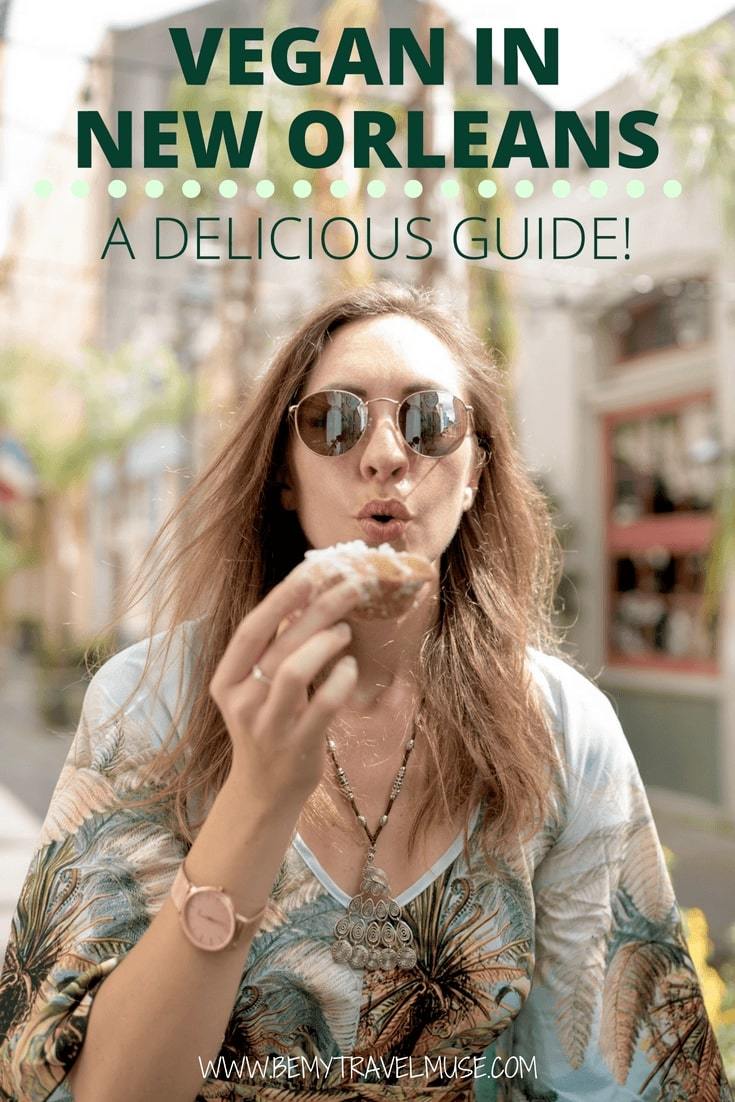 Traveling to New Orleans as a vegan? I got you covered with all of the best places with vegan options in New Orleans - it's a delicious journey ;) #NewOrleans #VeganTravelTips