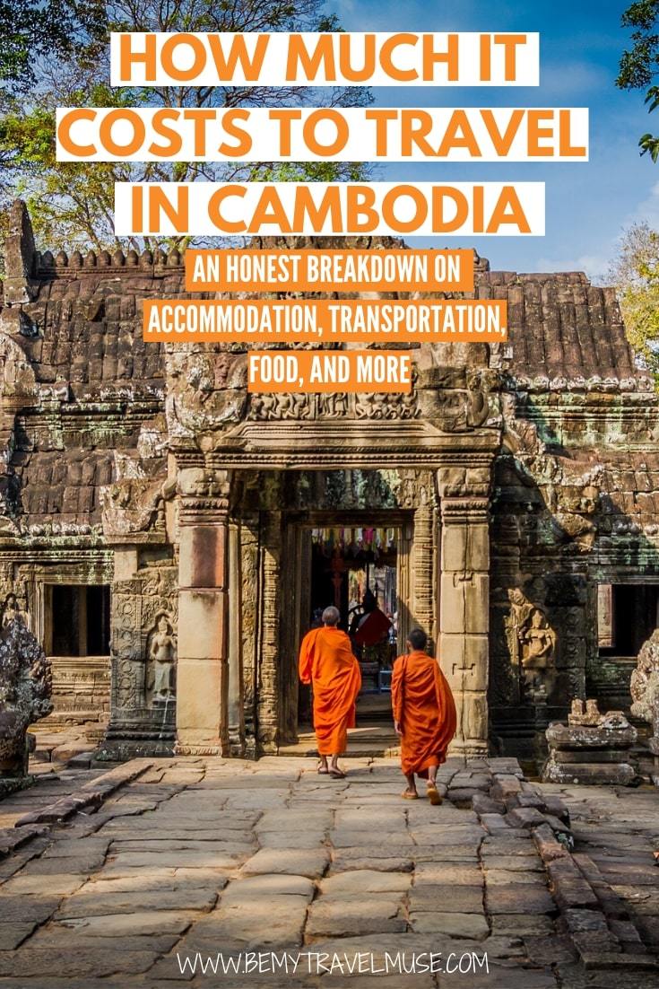 How much it really costs to travel in Cambodia? I was able to backpack in Cambodia for $30/day. Here's a realistic breakdown on the accommodation, transportation, food and other expenses in the country to help you plan your trip to Cambodia.