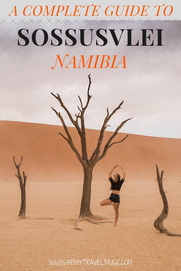 The essential guide to Namibia's Gorgeous Sossusvlei, with the best places to go, accommodation guide (find out how you can stay INSIDE the park!) and so much more. #Namibia #Sossusvlei