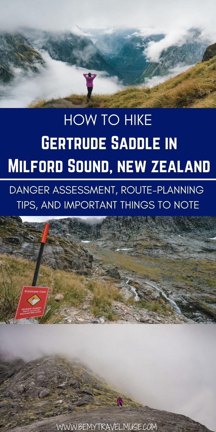 Gertrudes Saddle is one of the most under the radar hikes in Milford Sound, New Zealand. It's the perfect adventure but there are a few important things to note. Click to read now! #NewZealandHikes #NewZealandTravelTips