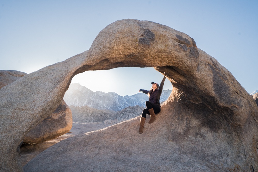 mobius arch sunset