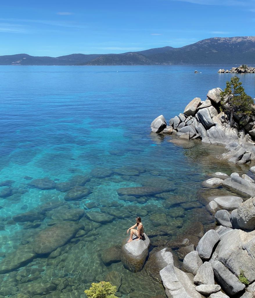 things to do in Lake Tahoe summer  hidden beach