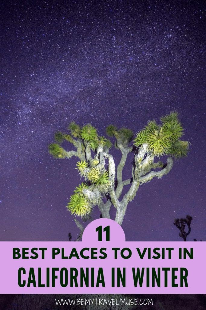 Here are 11 beautiful places in California all outdoor lovers should visit, especially during the winter! #California #WinterTravel