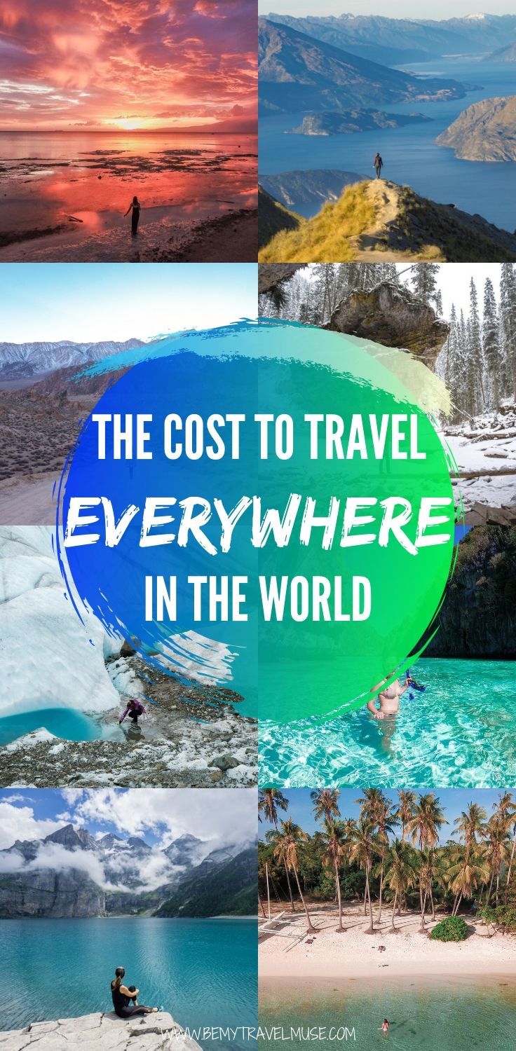 Ready to travel the world? Here's a comprehensive budget guide to EVERYWHERE in the world - the Americas, Europe, Asia, Africa, Oceania, Middle East, and even Antartica. Have an awesome RTW trip!